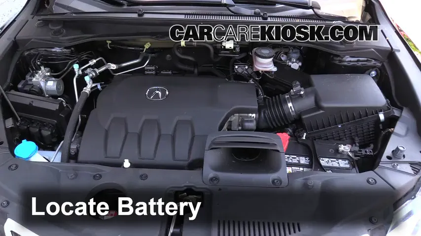 2014 Acura RDX 3.5L V6 Battery Jumpstart